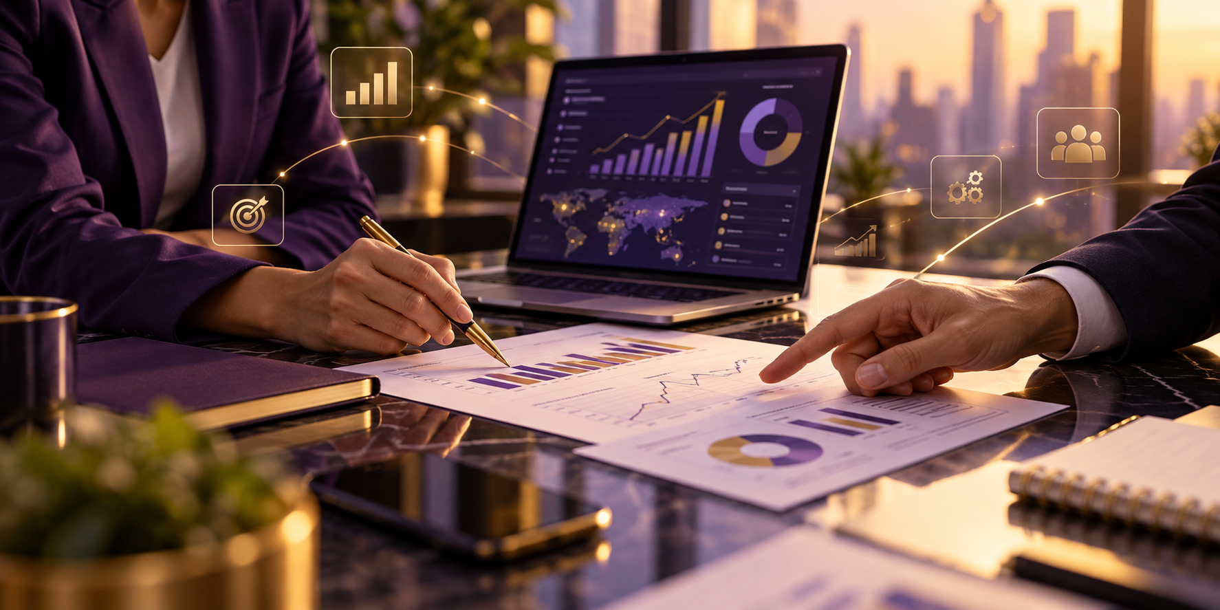 Business leaders translating analytics into business decisions
